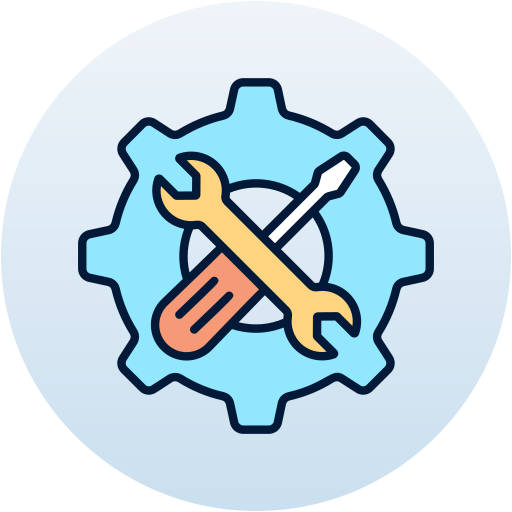Technical service Generic Outline Color icon