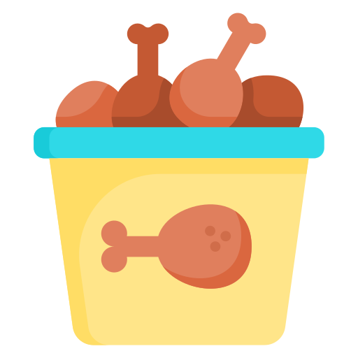 치킨 버킷 Generic Flat icon