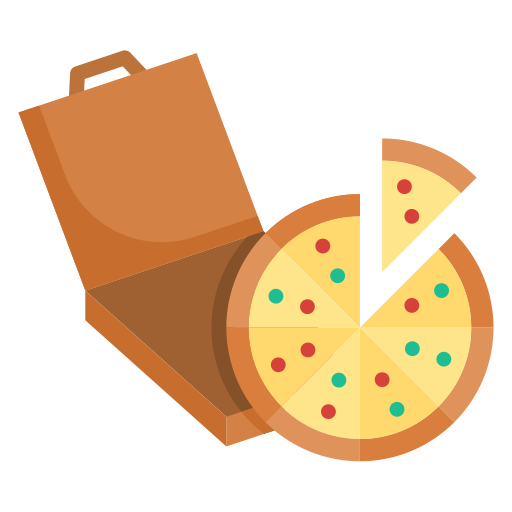 Коробка для пиццы Generic Flat иконка