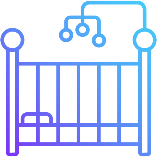 Baby crib Generic Gradient icon