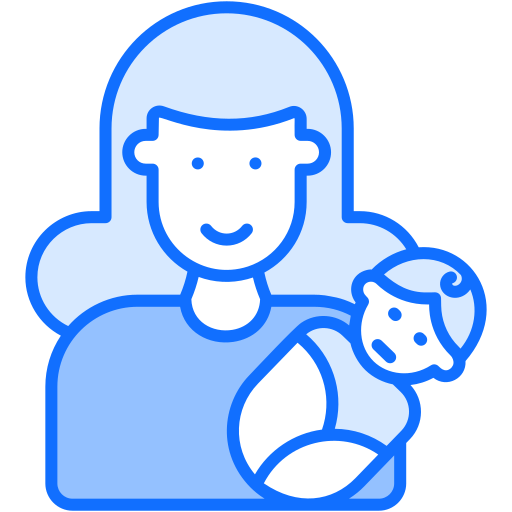 mutterschaft Generic Blue icon