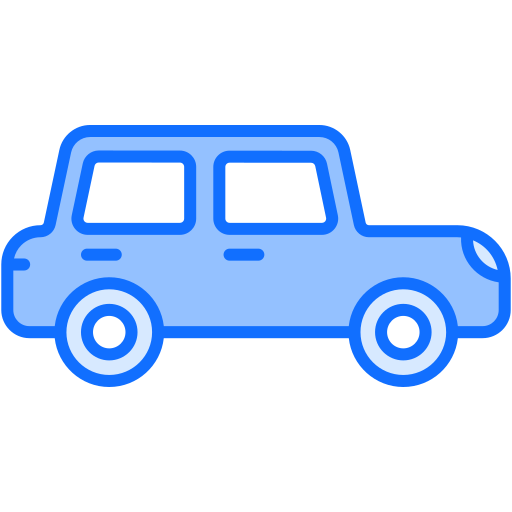 carro familiar Generic Blue icono