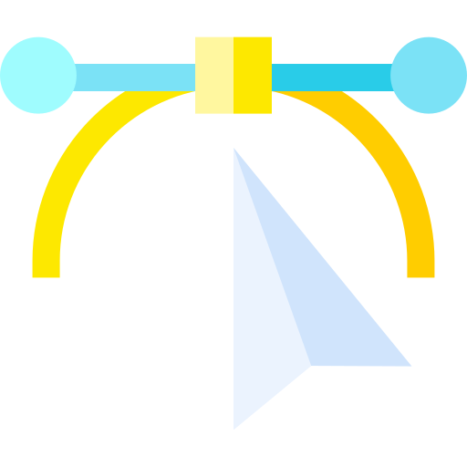 knooppunt Basic Straight Flat icoon