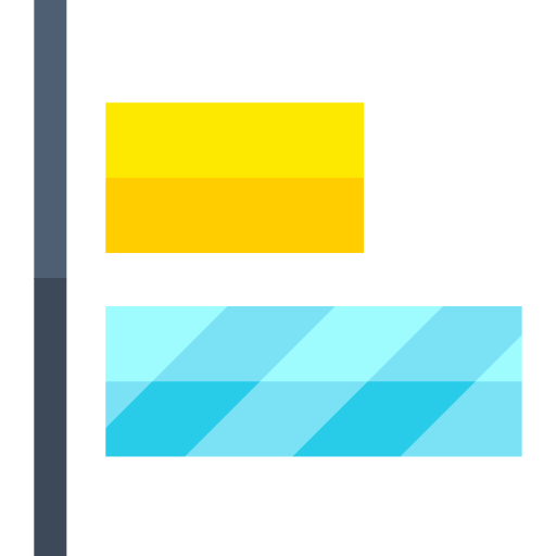 linksbündig Basic Straight Flat icon
