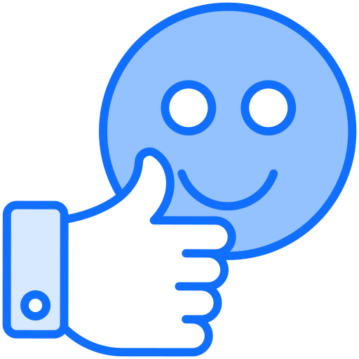 Satisfaction Generic Blue icon