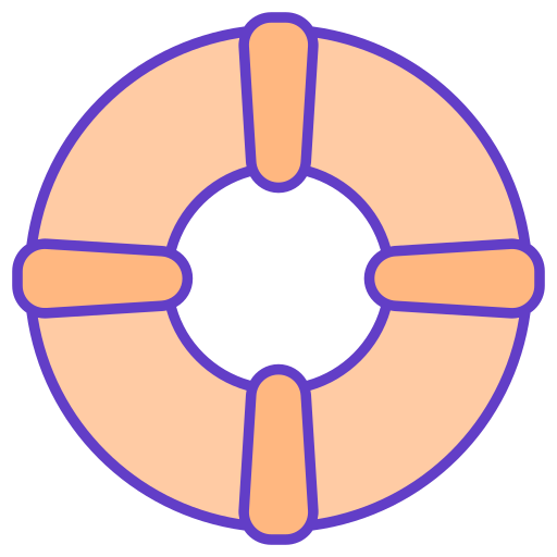 balsa salvavidas Generic Outline Color icono