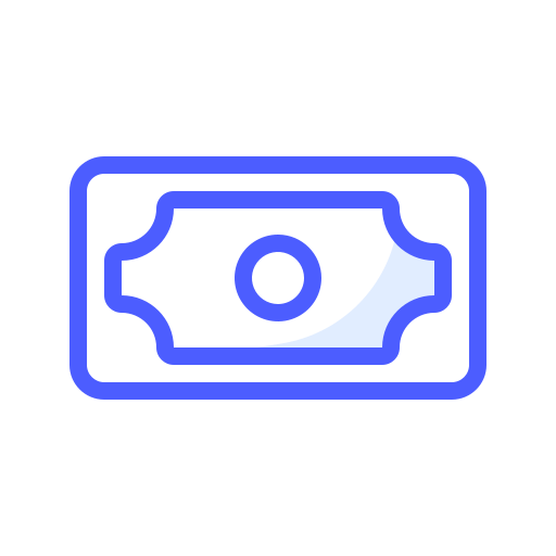 Cash Generic Blue icon