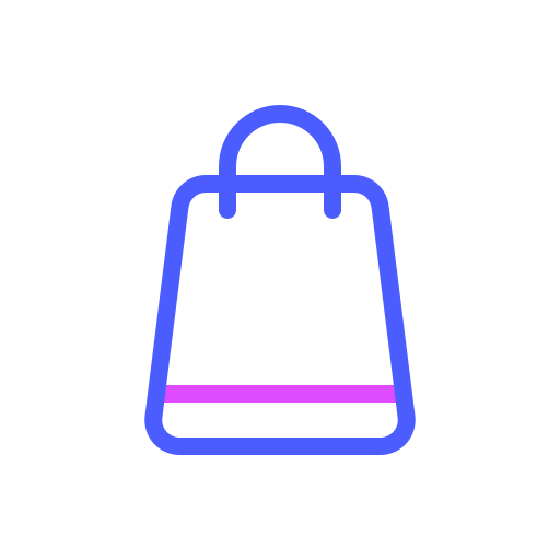 ショッピングバッグ Generic Outline Color icon