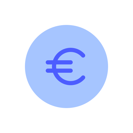 euro Generic Blue icono