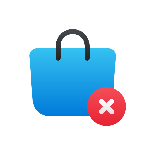 Delete product Generic Flat Gradient icon