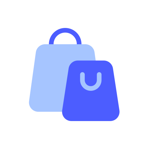 boodschappentassen Generic Blue icoon