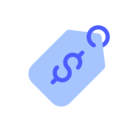 Tag Generic Blue icon
