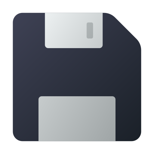 disquette Generic Flat Gradient Icône