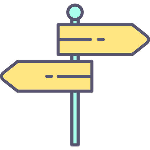Direction Generic Outline Color icon
