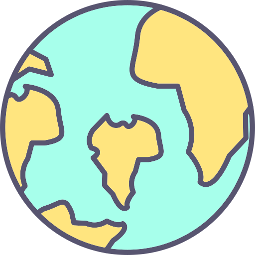 World Generic Outline Color icon