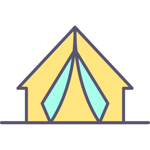 camp Generic Outline Color icon