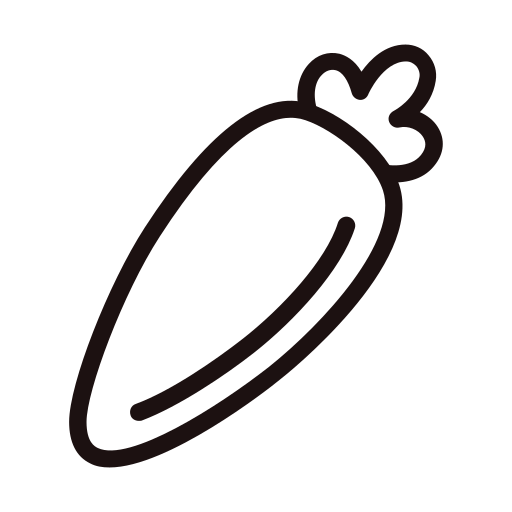 zanahoria Generic Detailed Outline icono