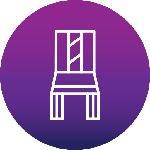 stoel Generic Flat Gradient icoon