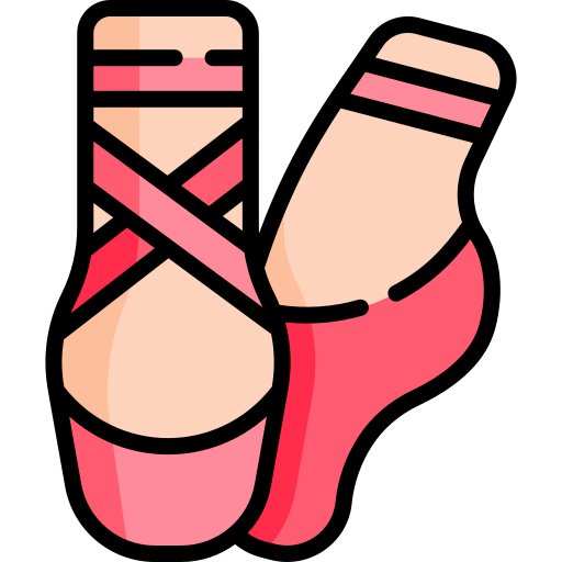 Ballet Kawaii Lineal color icon