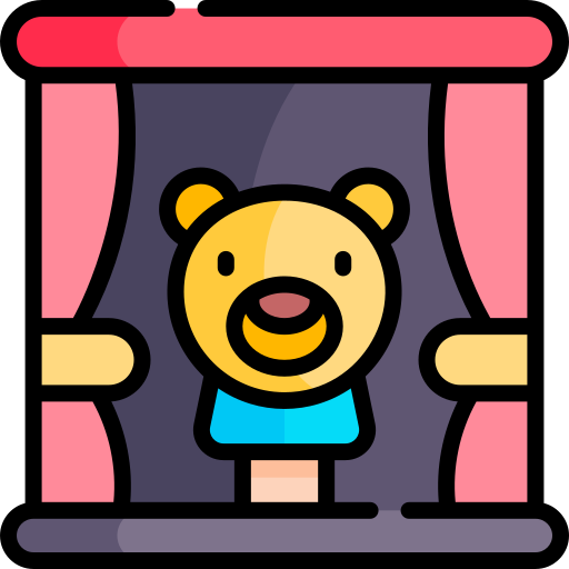 Puppet show Kawaii Lineal color icon