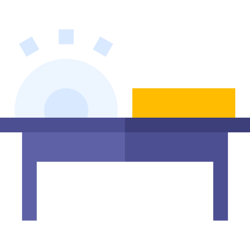 sierra de mesa Basic Straight Flat icono