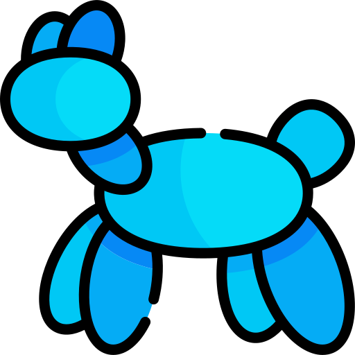 ballonhund Kawaii Lineal color icon