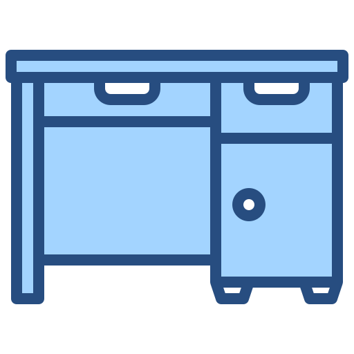 bureau Generic Blue icoon
