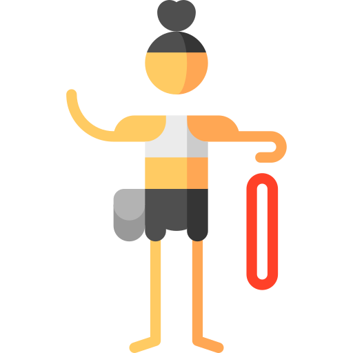 Runner Puppet Characters Flat icon