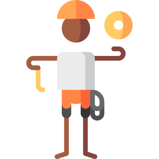 Climber Puppet Characters Flat icon