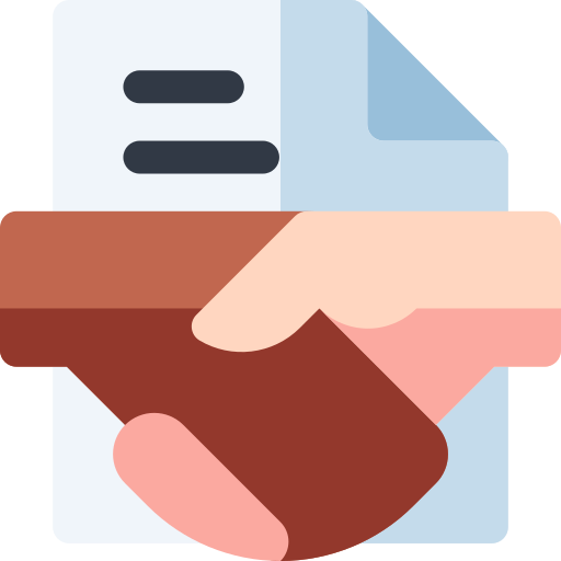 Contract Basic Rounded Flat icon