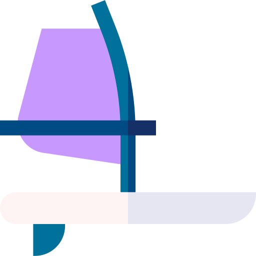 ウインドサーフィン Basic Straight Flat icon
