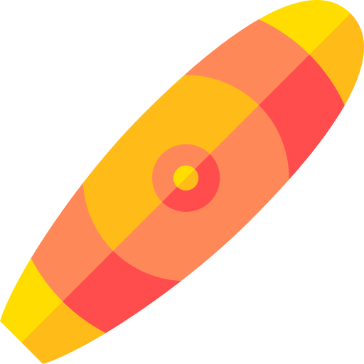 サーフボード Basic Straight Flat icon