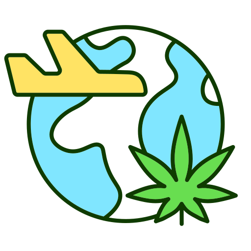 marihuana Generic Thin Outline Color ikona