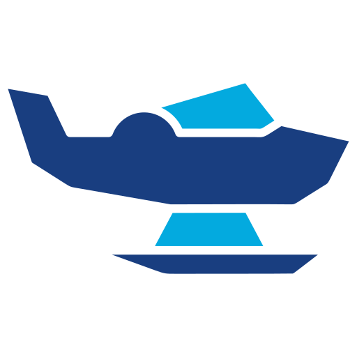 수상 비행기 Generic Blue icon