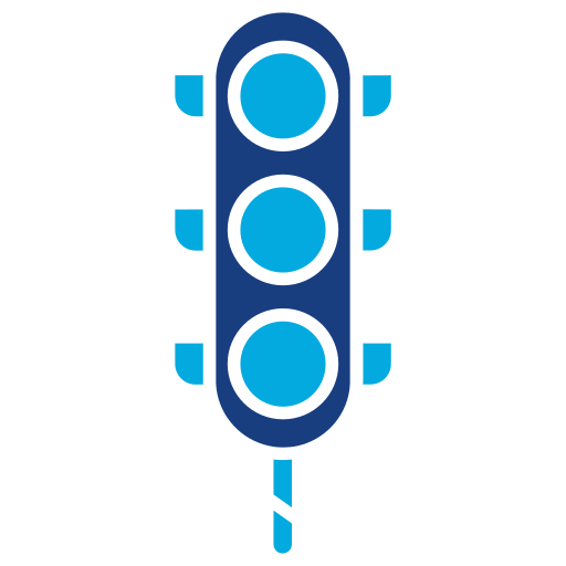 verkehrskontrolle Generic Blue icon