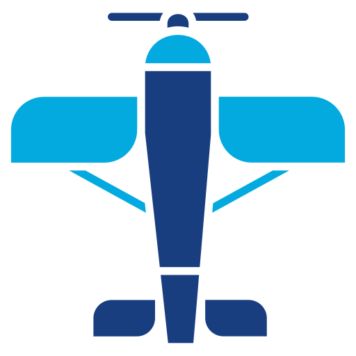 monoplano Generic Blue Ícone