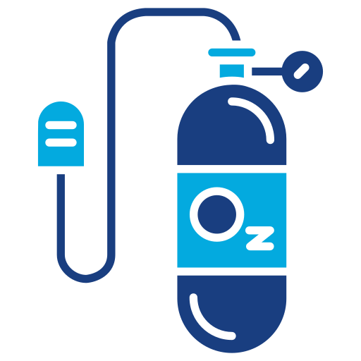 산소 마스크 Generic Blue icon