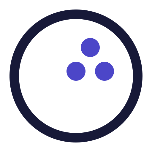 ボウリングボール Generic Outline Color icon