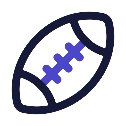Rugby Generic Outline Color icon