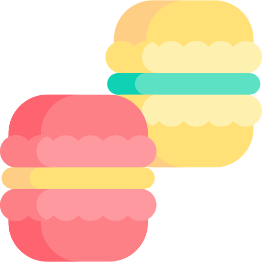 macarons Special Flat Icône