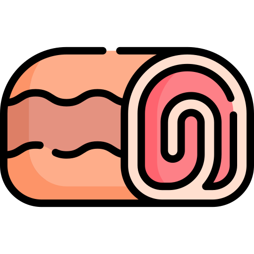 Swiss roll Special Lineal color icon