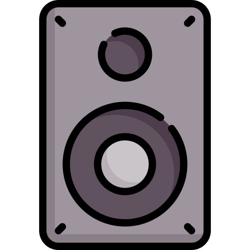 głośnik muzyczny Special Lineal color ikona