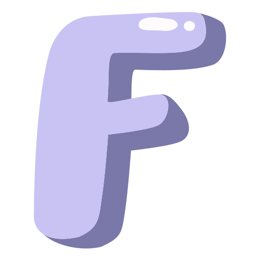 litera f Generic Flat ikona