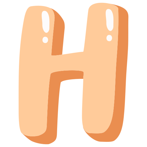 letra h Generic Flat icono