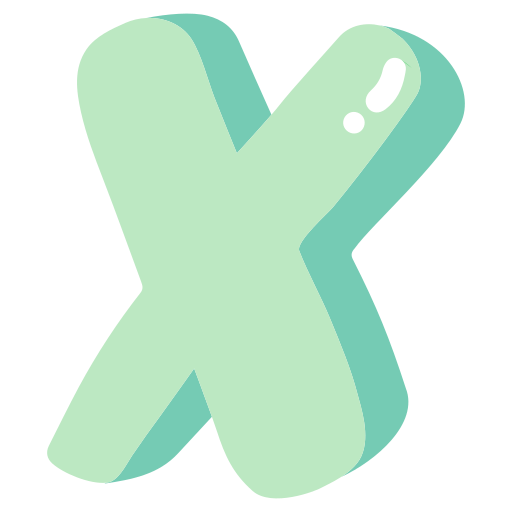 Letter x Generic Flat icon