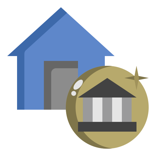 hypotheek Generic Flat icoon