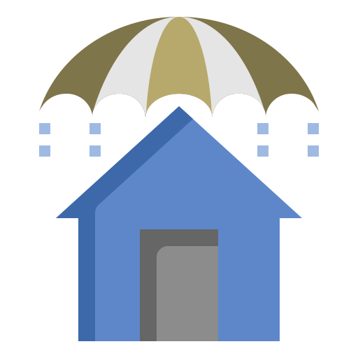 ubezpieczenie domu Generic Flat ikona