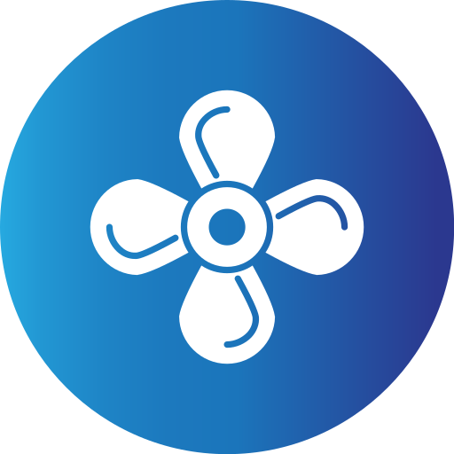 プロペラ Generic Blue icon