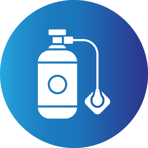 Oxygen tank Generic Blue icon
