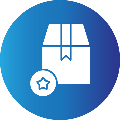 caja de entrega Generic Blue icono